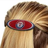 MLB Texas Rangers Ladies Oval Barrette - Red