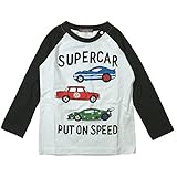 《H28年秋冬物》 nico hrat(ニコフラート) 製品洗い加工済み 42/2天竺スーパーカー長袖Tシャツ 80cm/BK NO.B-260262