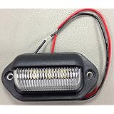 NEW LED LICENSE PLATE TAG LIGHT BLACK BOAT TRAILER RV TRUCK INTERIOR STEP LIGHT