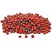 Red Chevron Glass Tube Beads Beading Jewelry Approx 500