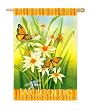 Welcome Daisy Silk Reflections Regular Size Flag