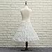 MicBridal® Kid Girls' Petticoat Flower Girl's Crinoline UnderSkirt (One Size, White)