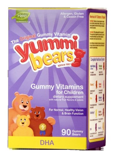 Hero Nutritional Products - Yummi Bears DHA,0.65-Pound