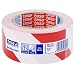 Tesa Red And White Hazard Warning Floor And Lane Marking Tape, 50 mm x 33 m