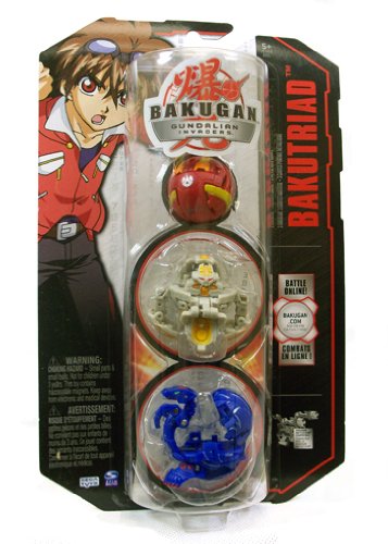 Bakugan Gundalian Invaders Bakutriad SEASON 3 (Luminoz Coredem, Aquos Lumagrowl, Pyrus Mystery Ball) DNA CODES - Factory Sealed