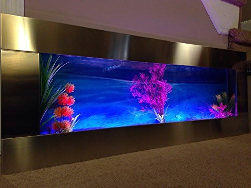 Searenity Wall Mounted Aquariums DORADO in Brushed Aluminum