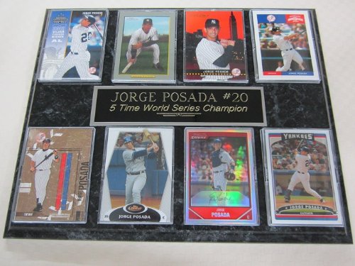 New York Yankees Jorge Posada 8 Card Plaque