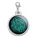 Cthulhu Elder Sign Pentagram Chrome Plated Metal Pet Dog Cat ID Tag - Large