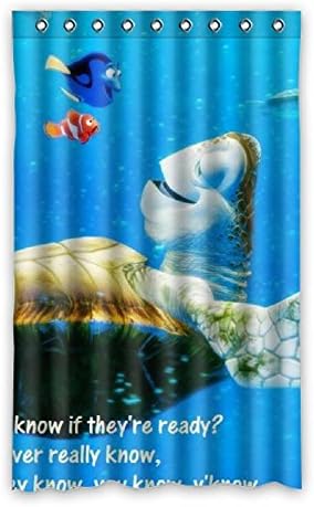 XIANXIAN Finding Nemo Thermal Insulated Window Curtain Polyester 52"x84" (1 piece)