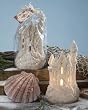Pack of 4 Beach Inspired "Sand Castle" Tea Light Holders