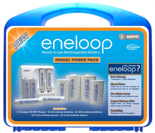 Electronics: Sanyo eneloop Travel Power Pack Kit