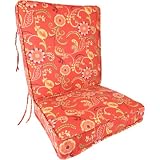 Jordan Manufacturing Deep Seating Seat and Back Cushion Color - Lundsford Cherry