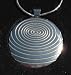 A Scalar Energy Store's Worldwide Silver Tone Pendant with 931 Sterling Silver necklace (Can be Registered)