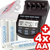 Produkt-Bild: SET: Technoline BC-700 Akku Ladeger&auml;t / Schnellladeger&auml;t BC700 mit LCD-Display +++ PLUS +++ 4x Sanyo Eneloop Mignon AA Akkus HR-3UTGA NEUE VERSION geliefert in 1x PREMIUM Akku-Onlinehandel AKKUBOX der Akku-Onlinehandel GmbH