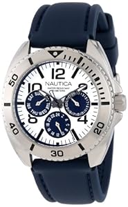 Nautica Men's N11609G Sport Ring Box Set Classic Analog Enamel Bezel Watch