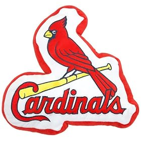 Forever Collectibles St. Louis Cardinals Team Logo Pillow