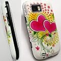 EMARTBUY LOVE HEARTS BACK COVER/CASE FOR SAMSUNG S5600 PRESTON/BLADE