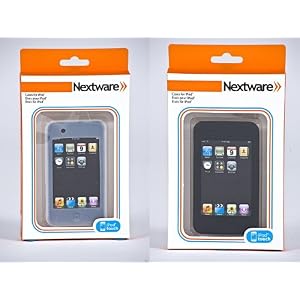 Silicone Case and Screen Protector for iPod touch, Black