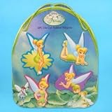 Disney Tinker Bell Die-Cut Rubber Magnet ~ 4 pc Set