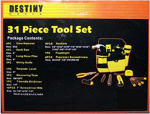 Destiny 31 Pcs Handyman Tool Set