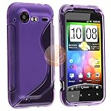 Soft TPU Rubber Skin Gel Case for HTC Droid Incredible 2 / Incredible S, Fr ....