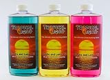 Candle and Lamp Oil (Set of 3) Painted Shells Collection