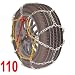 PAIRE DE CHAINES NEIGE 9 MM VOITURE VEHICULE TOURISME TAILLE 110 voir tableau photo