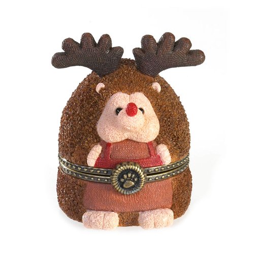 Boyd's Bears by Enesco Collectible Rudy Hedge 'N Claus Figurine