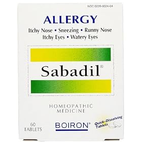 Boiron Sabadil 60 Tablets