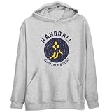 Handball , Blood Sweat  Tears Sports Mens Hoodie (Heather Gray, Sizes X-Small - XXX-Large)