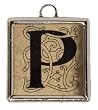 Upper/Lower Case Monogram Necklace - P
