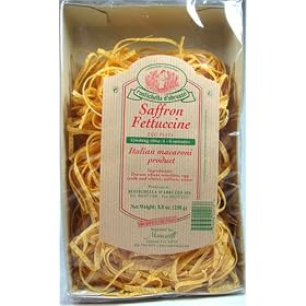 Rustichella D' Abruzzo Saffron Fettuccine Egg Pasta 8.8 Oz.