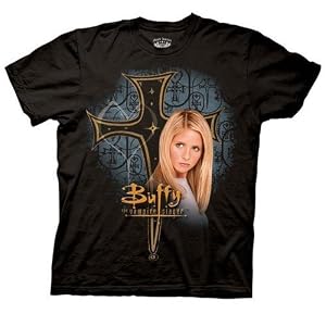 Buffy the Vampire Slayer Iron Cross Black T-shirt Tee