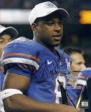 Percy Harvin Autographed/Hand Signed Florida Gators 8x10 Photo with Trophy