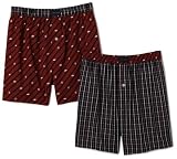 Tommy Hilfiger Men's 2Pk Bias Pigskin Print Boxer