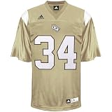 adidas UCF Knights #34 Gold Replica Football Jersey
