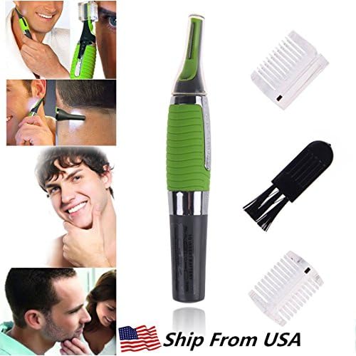 YouLiYou® Electric Multipurpose Trimmer Nose Ear Neck Eyebrow Hair Groomer Remover Personal with LED Light
