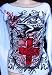 Mosquitohead Women's TATTOO EAGLE Long Sleeved Thermal Shirt- WHITE