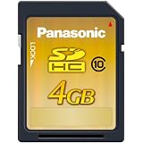 Panasonic RP-SDW04GE1K SDHC Speicherkarte 4GB Geschwindigkeitsklasse 10 (22 MB/sek Transferrate)von "Panasonic"