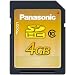 Panasonic RP-SDW04GE1K SDHC Memory Card 4 GB Speed Class 10 22 MB/s Transfer Rate