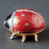 LADY BUG TRINKET BOX