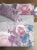 Ipersan Juego De Funda Nórdica 882/Fp/Romantico (Gris/Rosa)