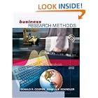 Business Research Methods by  Donald R. Cooper and Pamela S. Schindler