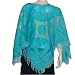 Wool Ponchos Dress In Jacquard Design 40 