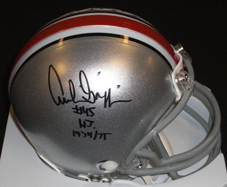 Archie Griffin Autographed Ohio State Buckeyes Mini Helmet with 