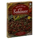 Kohinoor Heat & Eat Curries, Amritsari Cholle, 10.5-Ounce Boxes (Pack of 10)