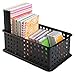 iDesign Modulon X/2 BPA-Free Plastic Stackable Storage Bin with Handles - 5