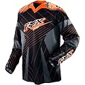 Fox Racing 360 Pinstripe Men's MotoX Motorcycle Jersey - Color: Orange, Size: Large