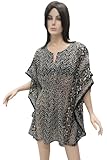 Outstanding Flroal Printed Sheer Chiffon Tube Kaftan Caftan Beach Cover up Tunic XMas Christmas Gift