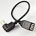 USB 2.0 B Female to Left Angle B Male Printer Short Extension Cable Adapter